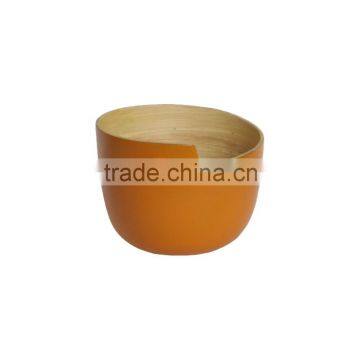 Nice Shape Spun Bamboo Bowls / Coiled Bamboo Bowl safe for food