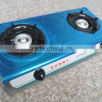 Cheap Good Quality Gas Cooker ,2016 Hot Sale Gas Stove ,stainless Steel Double Gas Cooker photo-5