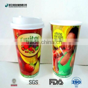 Huge mixed fruit juice paper cups