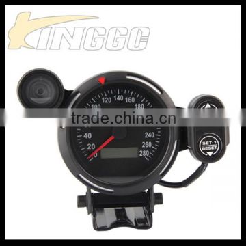 Universal 80mm Digital Speedometer Auto Gauge For Racing Car