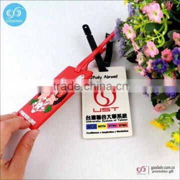 custom cheap plastic hard luggage tag