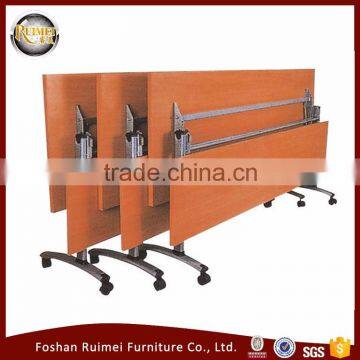 Factory manufacture folding customized office meeting room plywood table