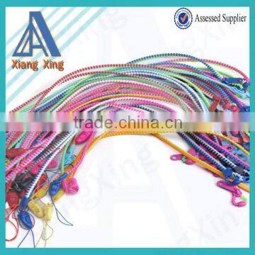 High quality pvc logo zip lanyard