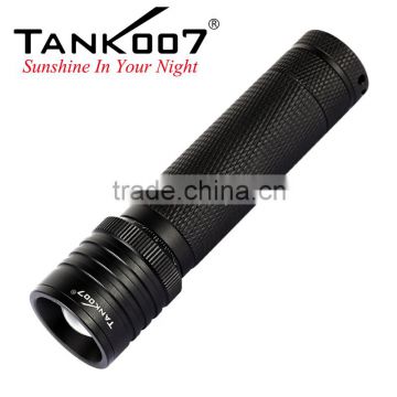 Tank007 T6 500 lm best hunting high power LED flashlight tactical