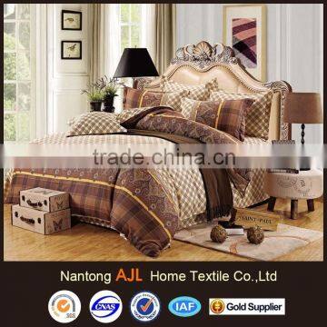 Luxury design 100% cotton pigment printed comforter set