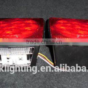 Square LED Trailer Light Tail Light STOP/TURN/TAIL for Trailers Over 80" photo-4