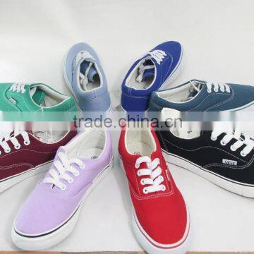 2016 Factory Direct Wholesale Cheap Fashion Style Vulcanized Canvas Shoes