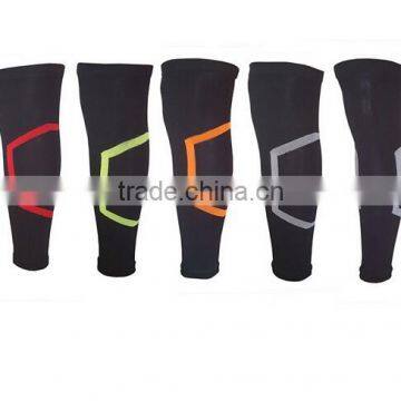 Men Silicone Antiskid Long Knee Support Brace Pad Protector Basketball Leg Sleeve Sports Kneepad