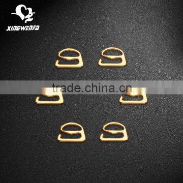 Golden metal bra rings slides adjuster buckle hooks