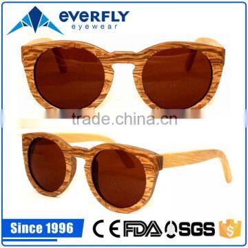 2016 Custom Bamboo Men Factory Outlet High Quality Handmade Sunglasses Wooden Sungla Polarized Vintage Sunglasses photo-3