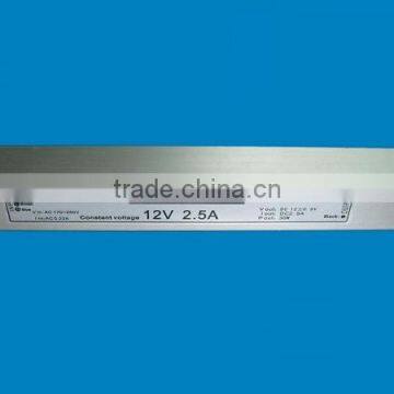 high quality ac dc single output waterproof led driver power supply adapter unit 12V dc 30W IP67