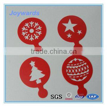 Decorating mould, eco-friendly cake stencil, cappuccino art template