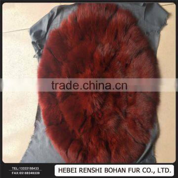 Colorful And Romantic Fox Fur Seat Cushion Noble Fox Fur Seat Cushion