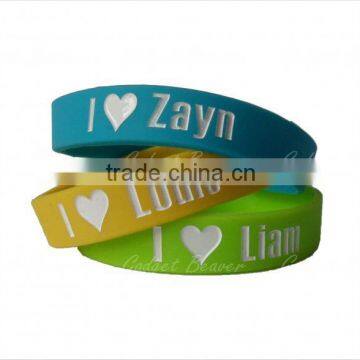 One Direction Custom Silicone Bracelet Wristband Party