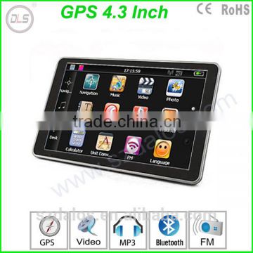 Smart 4.3 inch NAV receiver car gps multimedia navigator universal 3d car gps navigation