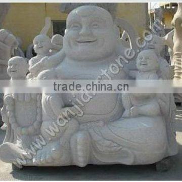 Hand Carving Natural Stone Large Buddha Statue