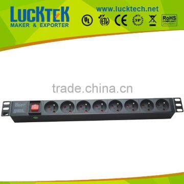 19" 8 way French pdu socket