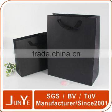 personalized recycling black paper bag packaging