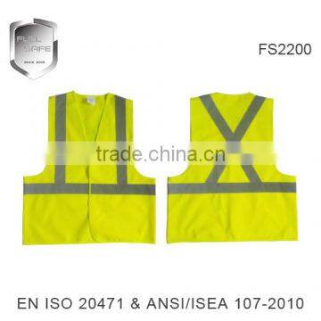 2016 best selling road safety high visibility reflective vest chile