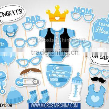 MOM DAD BABY photo party decoration booth props