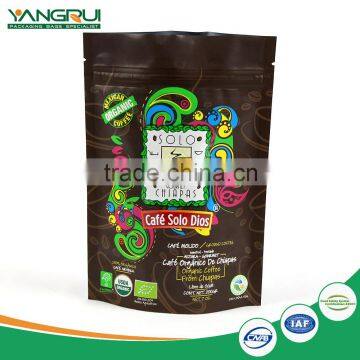 Chinese Factory Oem stand up pouch coffee packaging bag