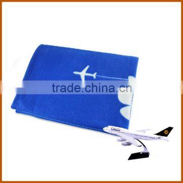 Cheap Soft Flame Retardant Disposable Fleece Airline Blanket