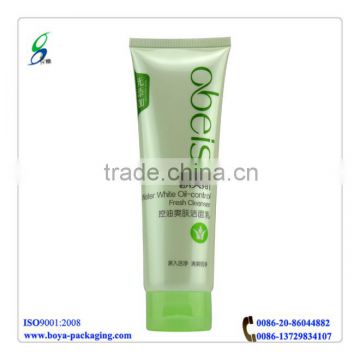 plastic soft tube for cosmetic tube, plastic hand cream tube, round plastic tube