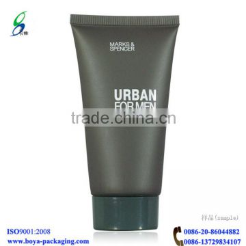 round cosmetic plastic tube with silkscreen printing