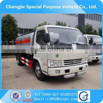 dongfeng mini fuel tanker truck oil transport truck 5300 Liters Litres fuel tanker truck