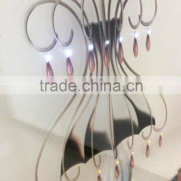 Decorative Glass With LED Light Interlayer, Ceramic Digital Print Glass, Laminated Glass, Customized Design photo-2