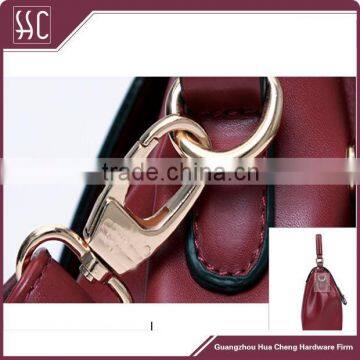 new style rose gold metal zinc alloy snap hook for handbag