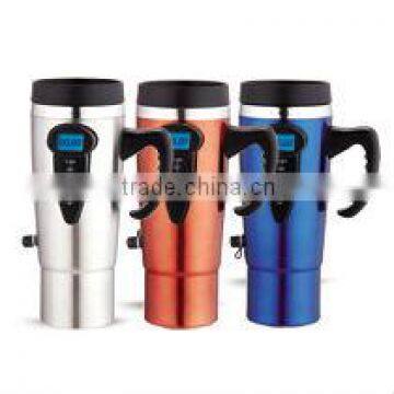 Auto electric heated travel mug