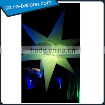 Guangzhou 1m inflatable led star lighting inflatable decorative star for club use