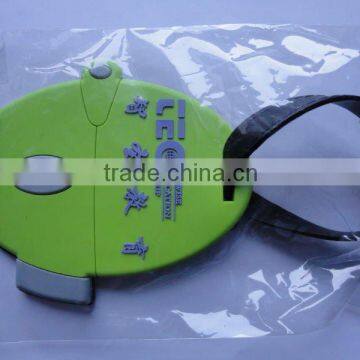 best sale special shape soft pvc vinyl luggage tags