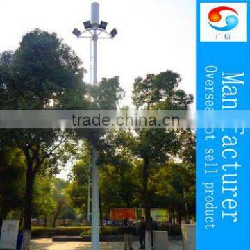 2014 Hot sale high mast lighting pole floodlight poles