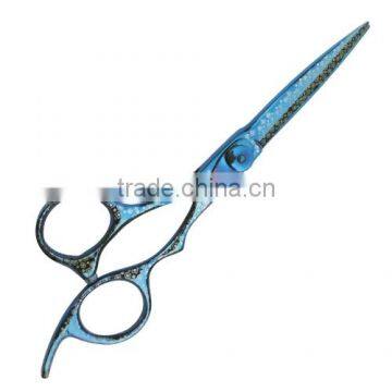 Razor Edge Blue Titanium Scissors