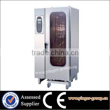 commercial 20-Tray Electric Boiler Combi-Steamer With Menu Memory combi oven