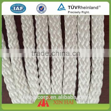 UV protection 4MM - 50MM White nylon braided rope with 220 meters / coil