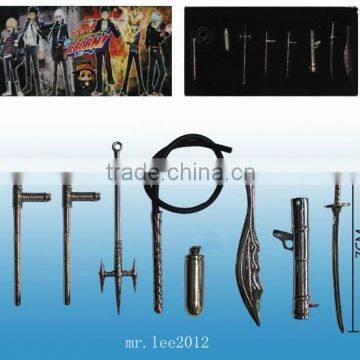 Cosplay Japan Anime Katekyo Hitman Reborn Rokudo + Yamato's Weapon/Swords Toys Gift 8PCS of Set