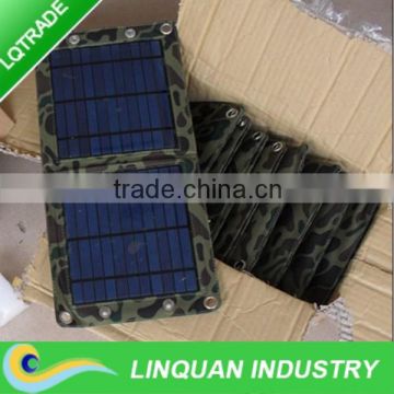 High efficiency solar panel / 7W Folding solar charging bag / Fashion folding purse type solar energy bag