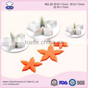 Calyx 50/42/30mm Pentas Lanceolata Cake Fondant Biscuit Cookie Cutter