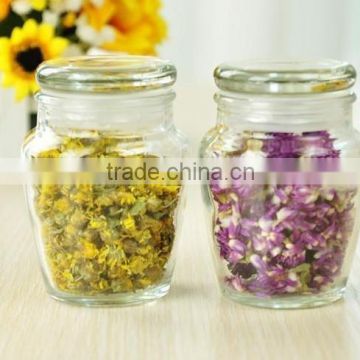 airless food storage glass jar