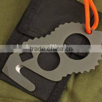 OEM multifunctional survival tool with rope