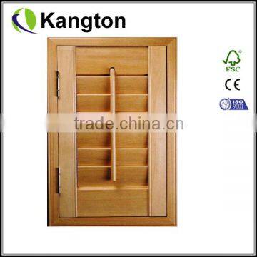 Pine solid cabinet louver door shutter door