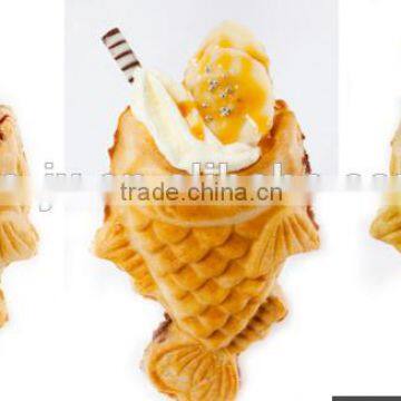 Heavy Duty Ice Cream Taiyaki Machine Big Fish Shaped Cake Mould for Sale photo-6