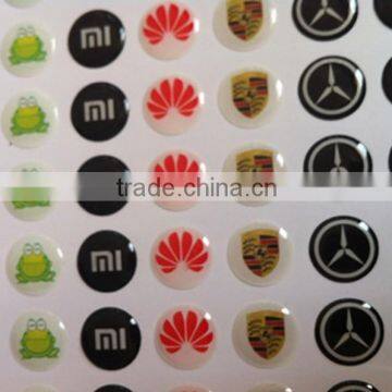custom epoxy sticker