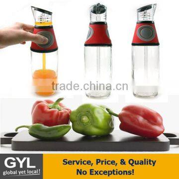 high quality 250ml 500ml olive oil , press and measure cooking oil,measuring cup