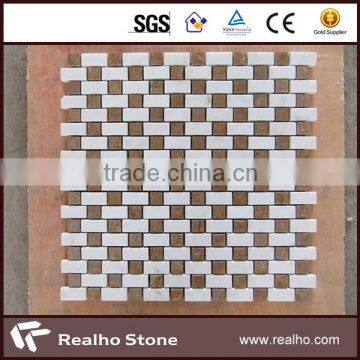 art marble mosaic for flooring way/swimming pool