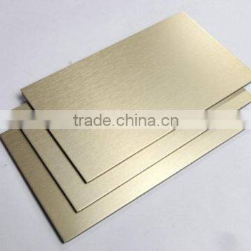 4mm burshed finish aluminum composite panel from China