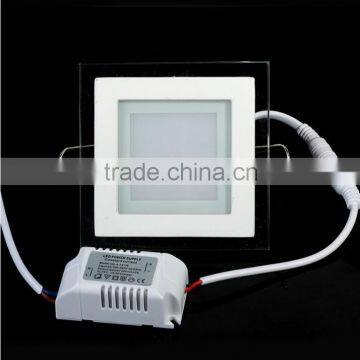 2016 Newest 6W 12W 18W Glass LED Panel Downlight AC85-265V